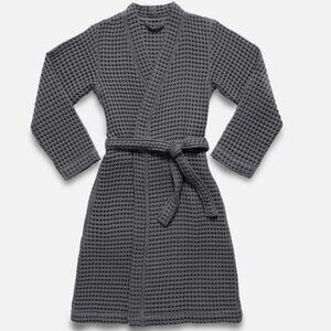 Brooklinen | Dreamweave Waffe Robe in slate gray